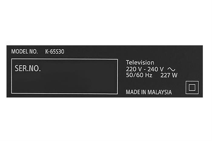 Google Tivi Sony 4K 65 Inch K-65S30